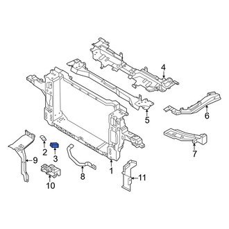 Nissan OE - Radiator Support Panel Seal