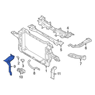 Nissan OE - Front Hood Latch Support
