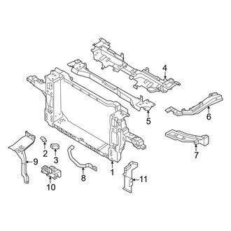 Nissan OE - Radiator Support