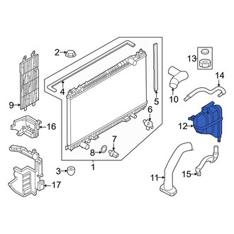 Nissan OE - Engine Coolant Reservoir