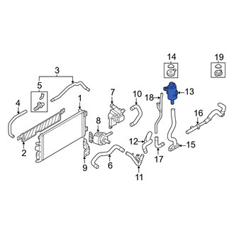 Nissan OE - Engine Coolant Reservoir