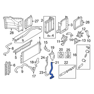 Nissan OE - Engine Coolant Overflow Hose