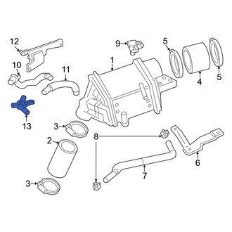 Nissan OE - Right Intercooler Hose Adapter