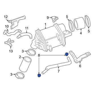 Nissan OE - Drive Motor Inverter Radiator Hose Clamp