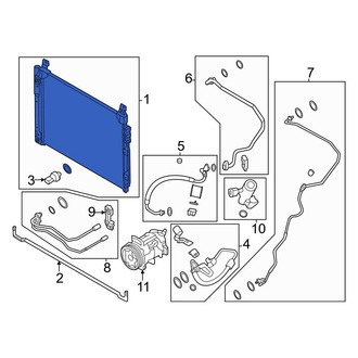 Nissan OE - A/C Condenser