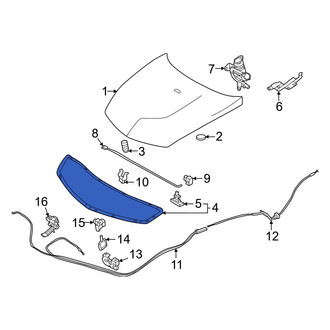 Nissan OE - Front Hood Seal