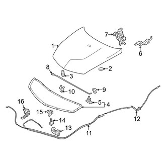 Nissan OE - Hood & Components