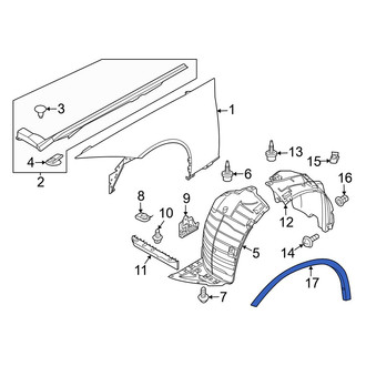 Nissan OE - Front Left Wheel Arch Molding