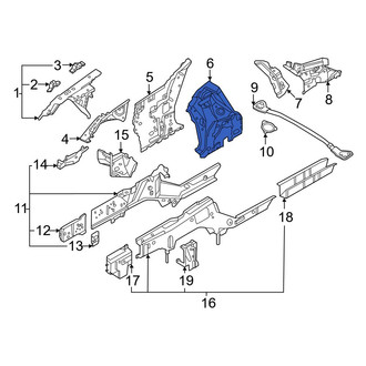Nissan OE - Front Left Fender Apron