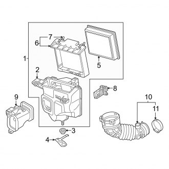 2025 Nissan Z Air Filter Housing Boxes & Parts | CARiD