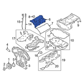 Nissan OE - Left Engine Valve Cover