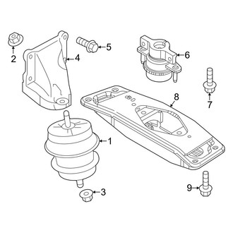 Nissan OE - Engine & Transmission Mounting (Automatic Tr)