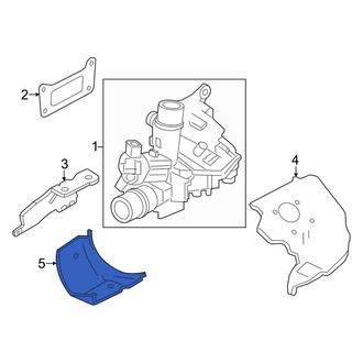 Nissan OE - Right Lower Turbocharger Mount Heat Shield