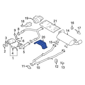 Nissan OE - Exhaust Heat Shield