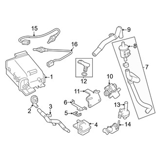 Nissan OE - Emission System - Emission Components