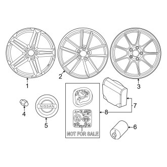 2025 Nissan Z OEM Wheels - Original Steel & Alloy Wheels | CARiD