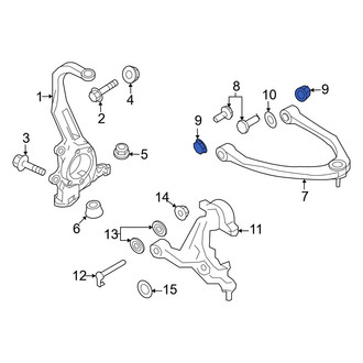 Nissan OE - Upper Suspension Control Arm Nut
