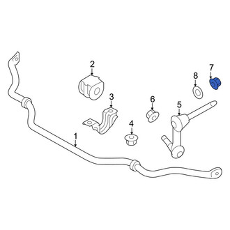 Nissan OE - Rear Upper Suspension Shock Absorber Nut