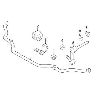 Nissan OE - Front Suspension - Stabilizer Bar & Components