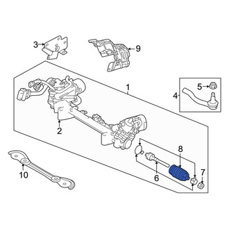 Nissan OE - Front Rack and Pinion Bellows