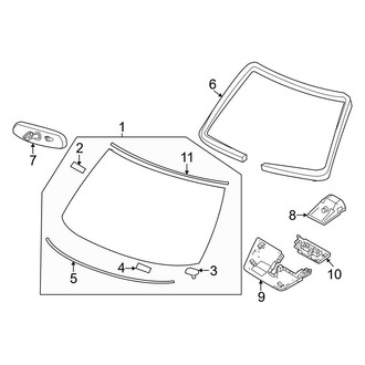 Nissan OE - Windshield - Glass