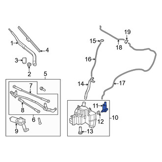 Nissan OE - Windshield Washer Pump