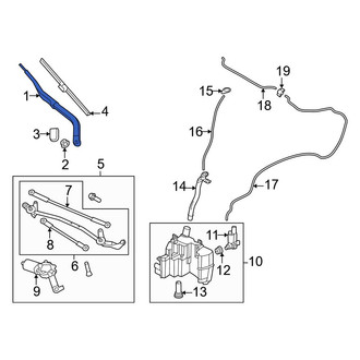 Nissan OE - Left Wiper Arm