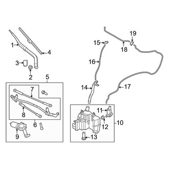 Nissan OE - Windshield - Wiper & Washer Components