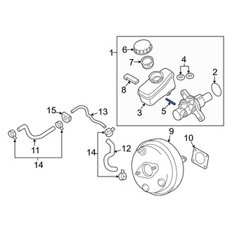 Nissan OE - Brake Master Cylinder Pin