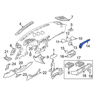 Nissan OE - Right Instrument Panel Pad