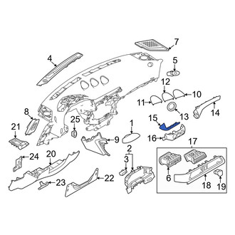 Nissan OE - Center Instrument Panel Pad