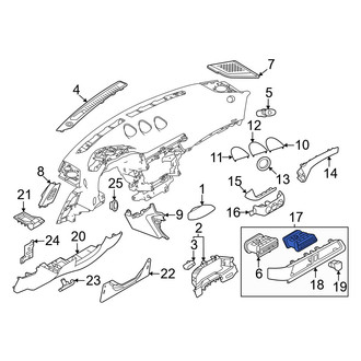 Nissan OE - Center Instrument Panel Trim Panel