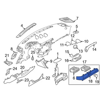 Nissan OE - Center Instrument Panel Trim Panel