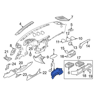 Nissan OE - Instrument Cluster Bezel
