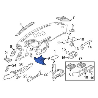 Nissan OE - Left Instrument Panel Cover