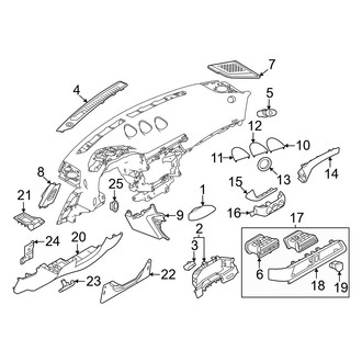 Nissan OE - Instrument Panel Components