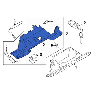 Nissan OE - Front Glove Box Housing