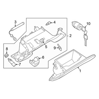 Nissan OE - Instrument Panel - Glove Box