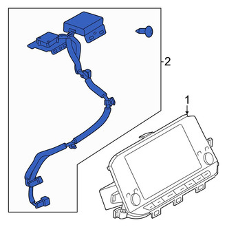 Nissan OE - GPS Navigation System Antenna