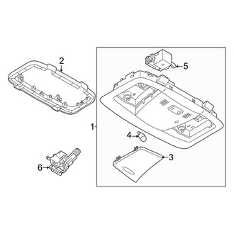 Nissan OE - Overhead Console