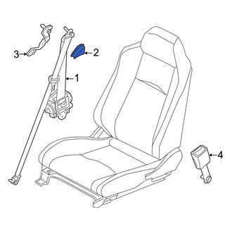 Nissan OE - Seat Belt Anchor Plate Cover