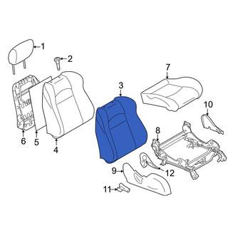 Nissan OE - Right Seat Back Cushion Cover