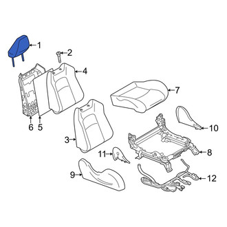 Nissan OE - Left Headrest