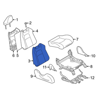 Nissan OE - Left Seat Back Cushion Cover