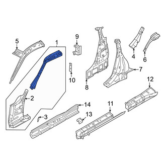 Nissan OE - Left Lower Outer Body A-Pillar