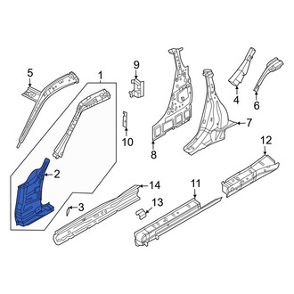 Nissan OE - Right Lower Outer Body A-Pillar