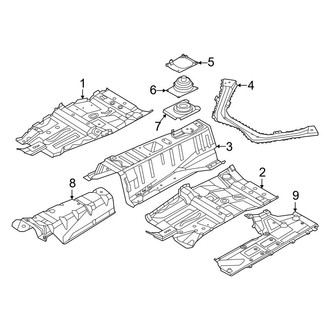 Nissan OE - Pillars, Rocker & Floor - Floor & Rails