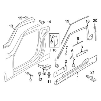Nissan OE - Pillars, Rocker & Floor - Exterior Trim