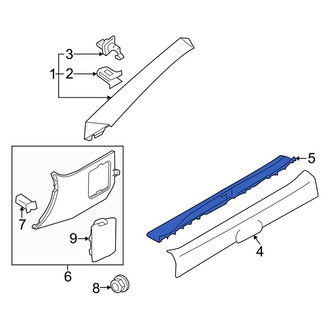 Nissan OE - Left Outer Door Sill Plate