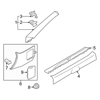 Nissan OE - Pillars, Rocker & Floor - Interior Trim